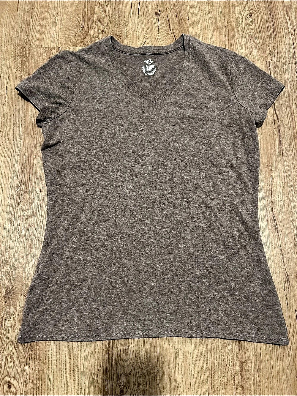 Mossimo Women's Brown Short Sleeve Tee Size Large
